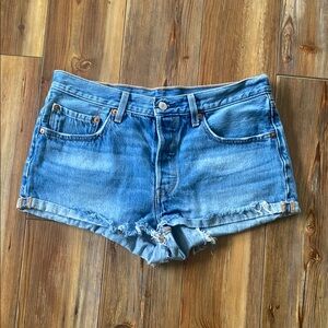 Blue Denim Women's Shorts